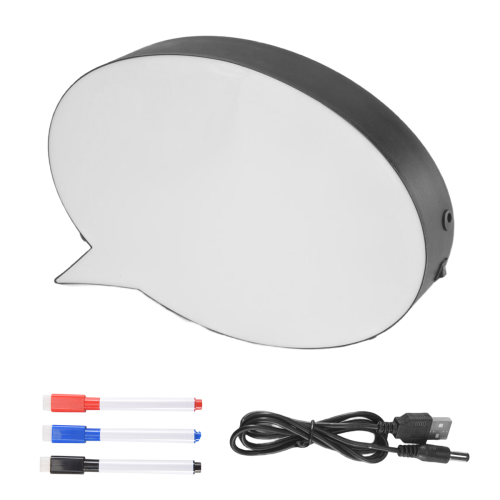 Led Light Box Speech Bubble Board 1 Στυλό για Γάμο και Πάρτι Γενεθλίων 2