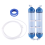 Wasserfilter 2 Stück T33 Gehäuse DIY T33 Shell Filter Flasche 2