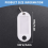 32x Multi-kleuren plastic sleutelhanger ID-tags met splitringsleutelring 3