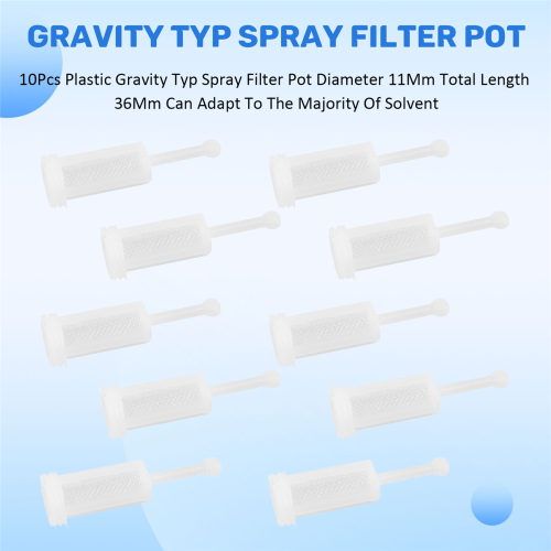 10 stuks plastic filterpot diameter 11 mm 2