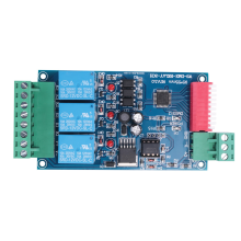 3-kanalig 5A DMX512-styrd reläomkopplare med dimmer