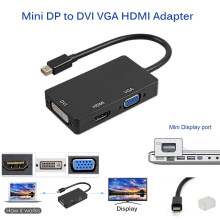 Mini DisplayPort till HDTV VGA DVI-adapter