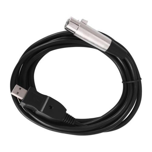 USB-Stecker auf XLR-Buchse Mikrofon USB MIC Link Kabel Neu