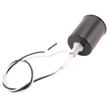 E27 Ceramic Base Socket Adapter metal Lamp Holder With Wire Black