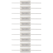 10x Trådlindade keramiska cementmotstånd 100 Ohm 5W Watt 5%