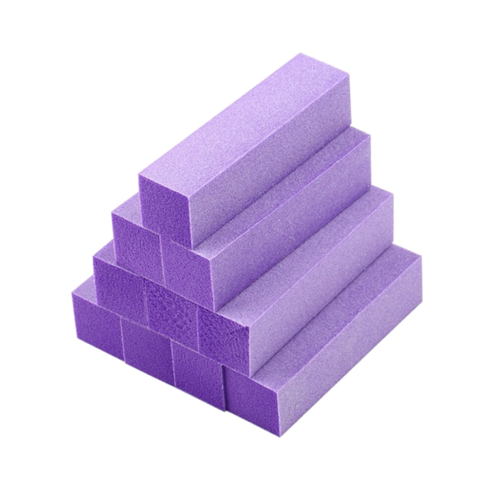 10X Polieren Schleifen Puffer Block PediküRe Nail Art Tipps-image