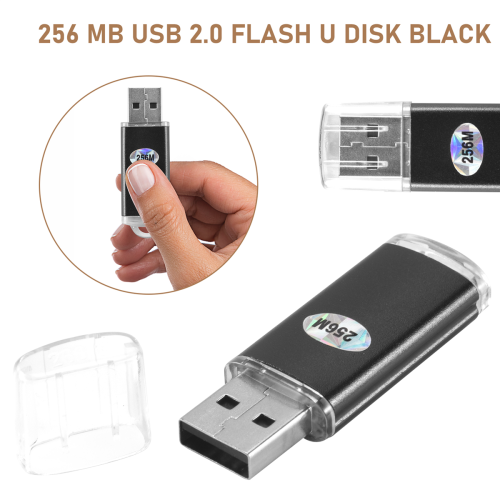 256 MB USB 2.0 Flash U disk black 2