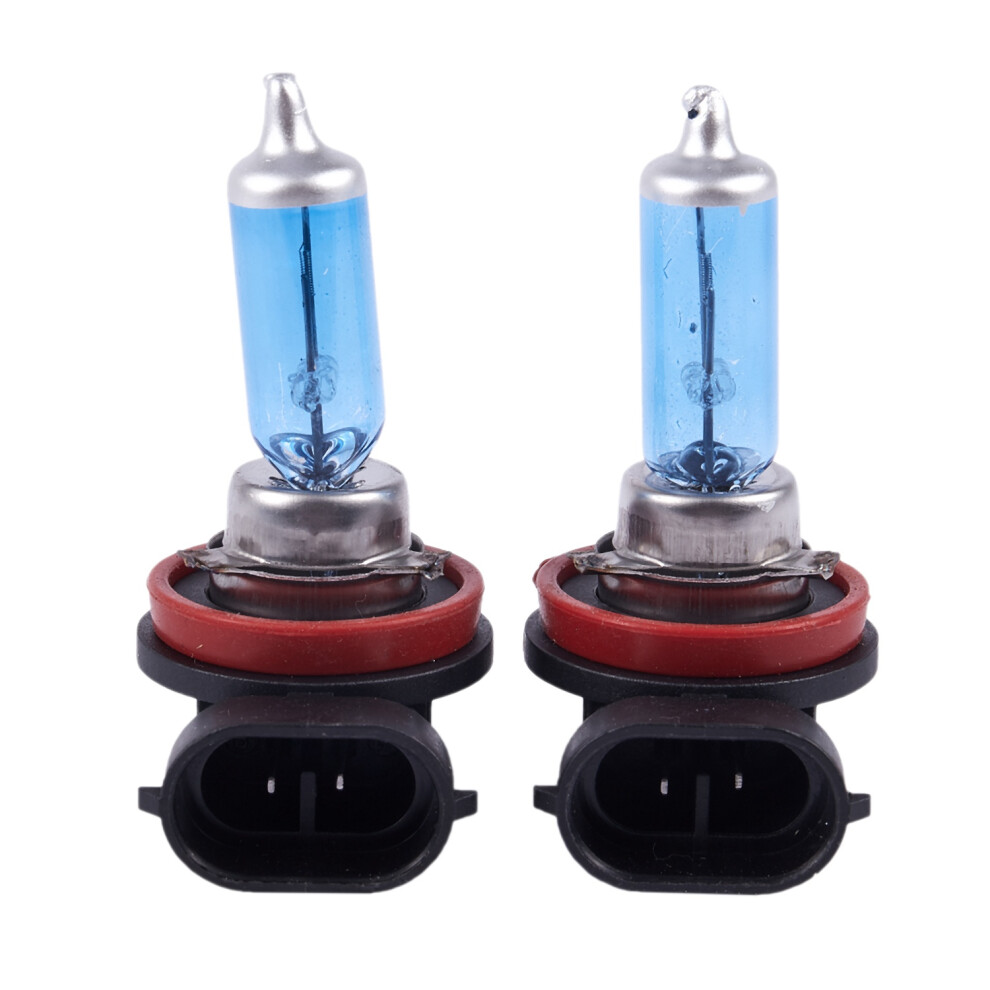 2pcs H11 100W Super White Xenon Headlight Halogen Lamp Bulbs