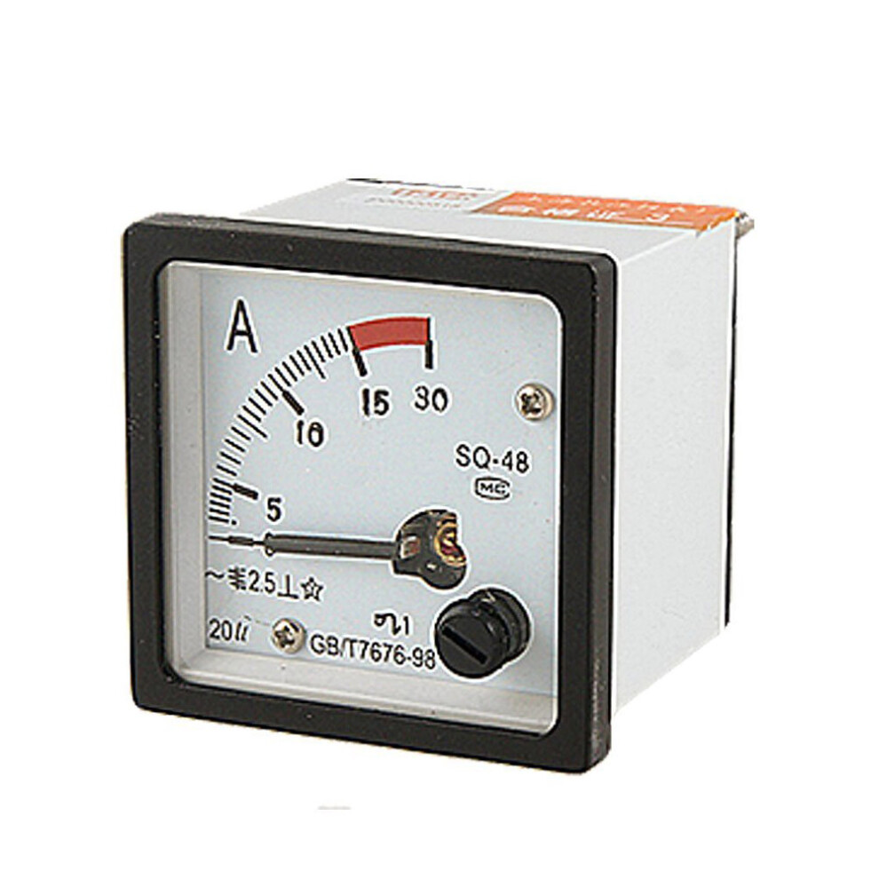 Photos - Other Hand Tools Merkloos SQ48 Analog AC Current Panel Meter Ammeter 0-15A Gauge White + Black 