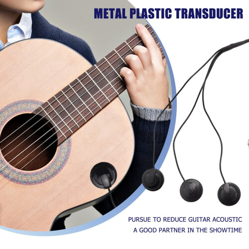 Universell pickup Piezo 3-transduktor 6,35 mm för gitarr-ukulele 1