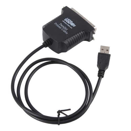 New Parallel Port DB36 Printer USB Converter Adapter Black 2