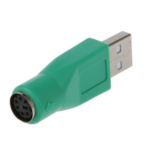 2 x PS/2 θηλυκό σε USB αρσενικό μετατροπέα για πληκτρολόγιο-ποντίκι 2