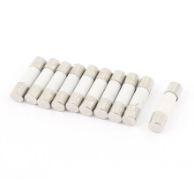 Fördröjd 250 V 5 A T5 A keramisk rör, 10,5 x 20 mm säkring