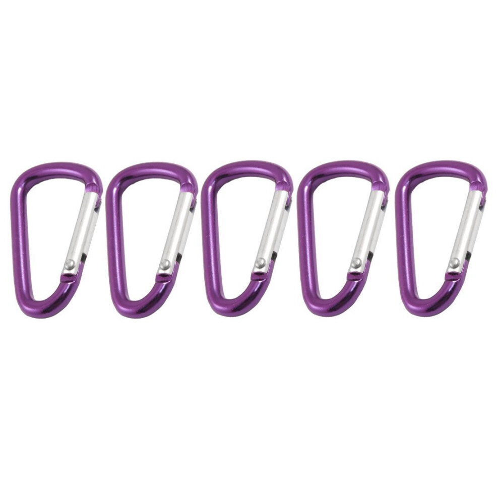 Photos - Other for Repair Merkloos 5 Pcs Travel D Shaped Aluminum Alloy Carabiner Clip Hooks 