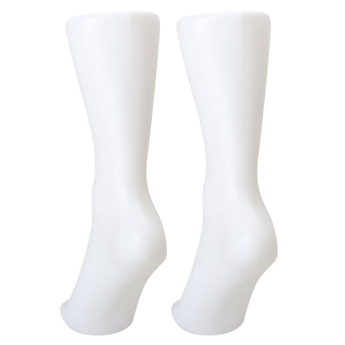2PCS Female Foot Sock Sox Display Mold Short Stocking Mannequin White 2