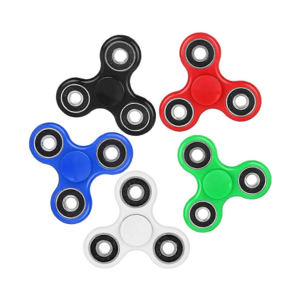 Fidget Spinners Toys 5 Pack, Sensory Hand Fidget Pack Bulk, Anxiety Toys Stress Relief Reducer, Party Favors for Kids Adults