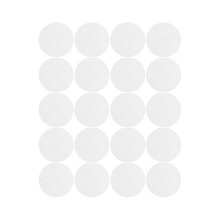 (As show, One size) 20PCS DIY Round Cross Stitch Plastic Grid Plate 3D Embroidery Mesh Sheet DIY Bag Bottom Liner Board Manual DIY Mesh Piece for DIY Use White Size 11.5c