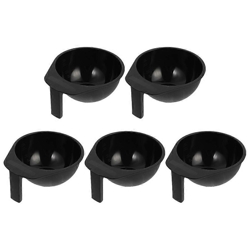 (As show, One size) 5pcs Professional Hair Dye Bowls Color Bowls for Hair Salon Hairdressing Tool