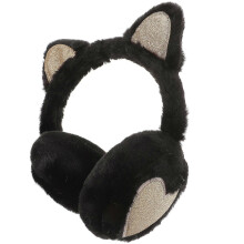(As show, One size) Kids Cat Ear Earmuff Plush Ear Muff Winter Warm Earmuff Ear Warming Cover