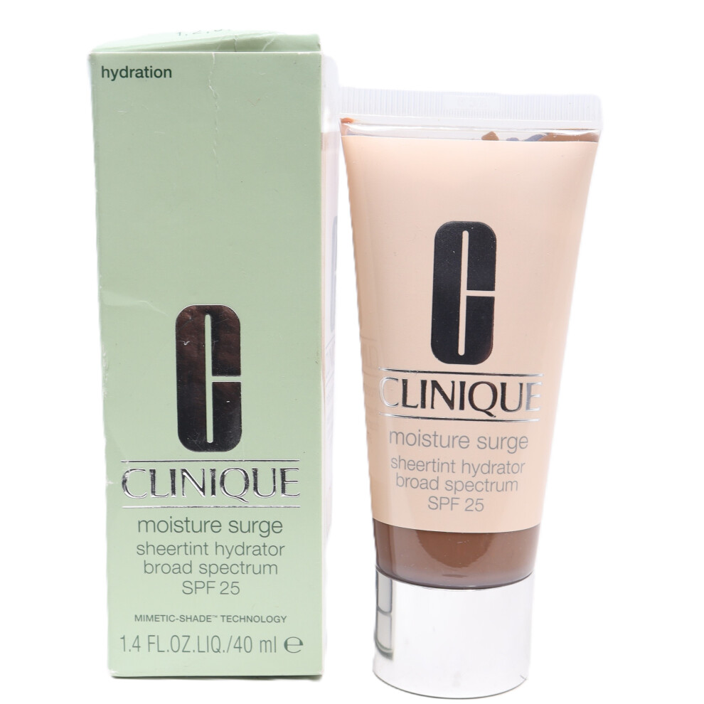 Photos - Foundation & Concealer Clinique Moisture Surge Sheertint Hydrator Spf 25 Foundation 1.4oz Universal Very Deep 
