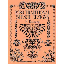 2286 Traditional Stencil Designs by H. Roessing Paperback Book