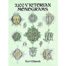 2100 Victorian Monograms by Karl Klimsch Paperback Book