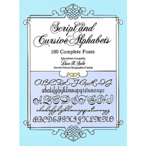 Script and Cursive Alphabets by Dan X. Solo Paperback Book