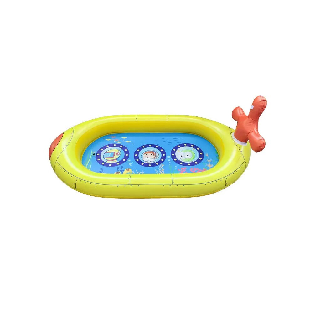 Photos - Inflatable Pool (4) Children Play Sprinkler Pad Summer Beach Inflatable Spray Mat Outdoor Game Toy Garden Lawn Swimming Pool Mat Bathtub for