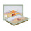 Lap Tray 44cm Highland Cow Design Beanbag Cushion Polyester Serving Food Drinks 2