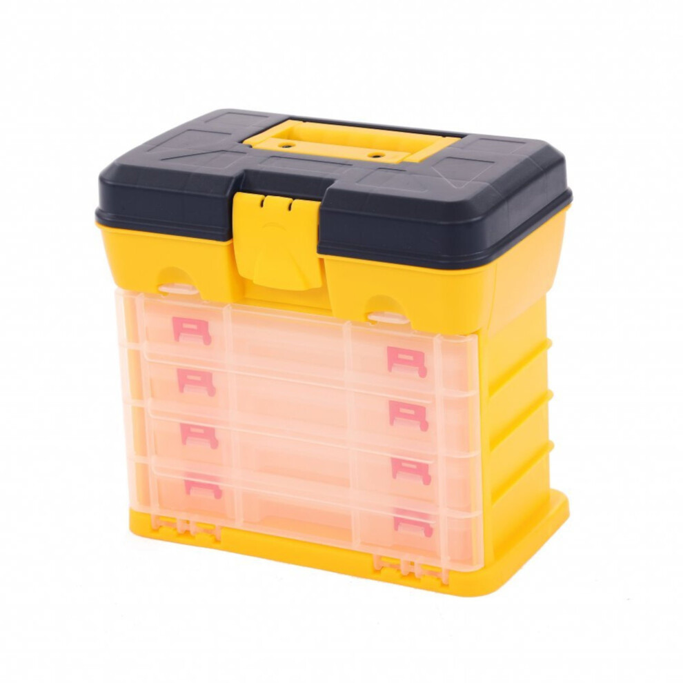 Oypla 4 Drawer Storage Organiser Utility Tool Box Case Garage Shed