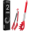 Spaghetti Spoon and Pasta Tong, Non-Stick Silicone 2