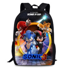 (Style 6) Hedgehog The Sonic 3 Backpack Oxford Large Capacity School Bookbag Unisex Bag
