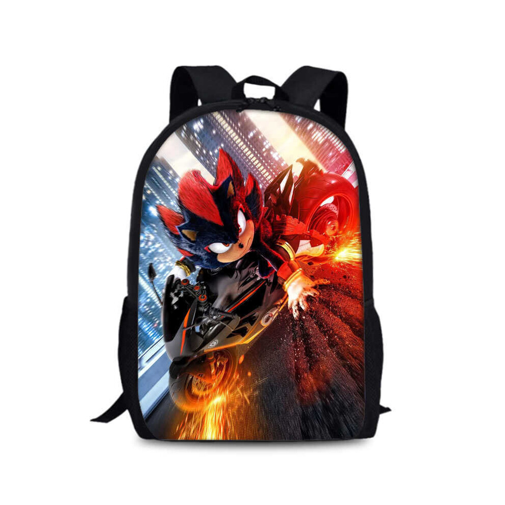 (Style 11) Hedgehog The Sonic 3 Backpack Oxford Large Capacity School Bookbag Unisex Bag