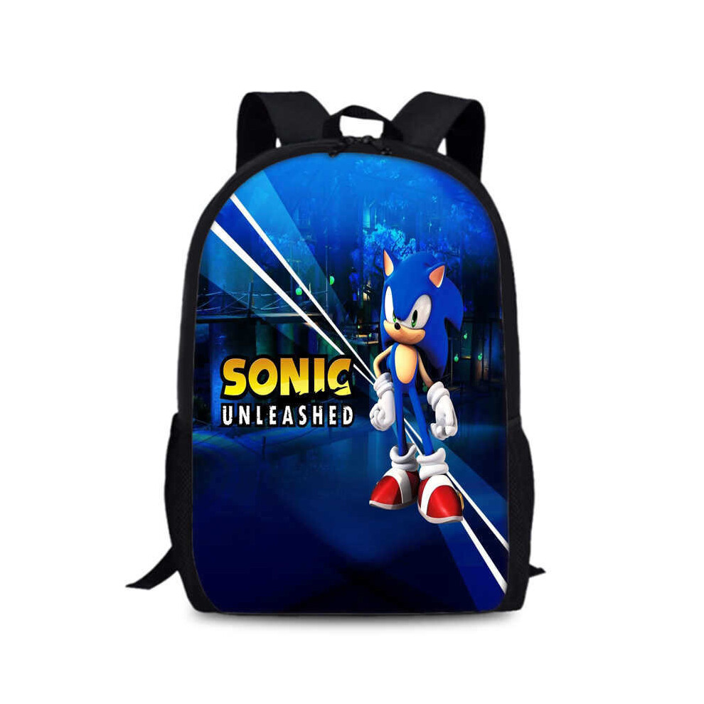 (Style 8) Hedgehog The Sonic 3 Backpack Oxford Large Capacity School Bookbag Unisex Bag