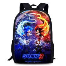 (Style 10) Hedgehog The Sonic 3 Backpack Oxford Large Capacity School Bookbag Unisex Bag
