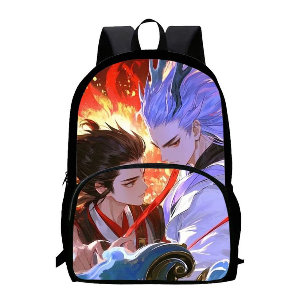 (Style 28) Nezha Backpack Durable Oxford Bookbag For School Use Large Gift Bag Capacity-image-OPC-PGZ8GYP-NEW