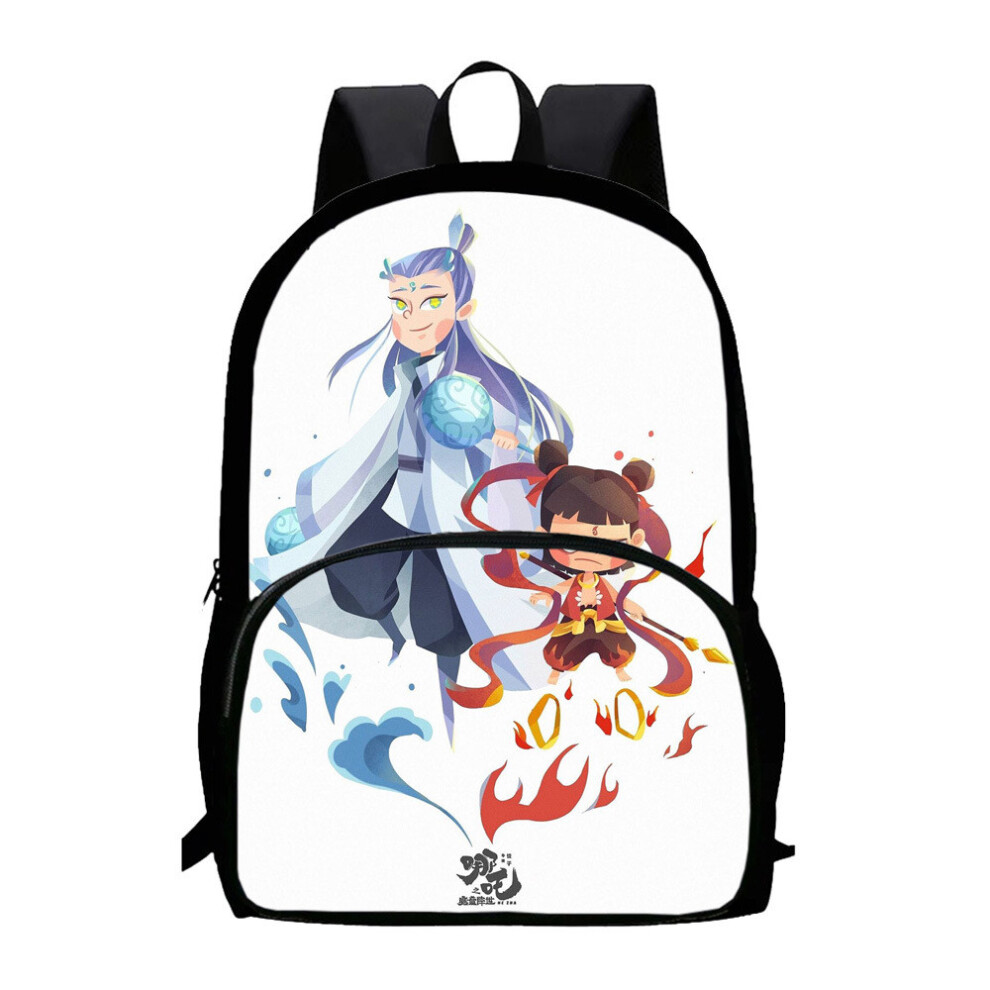(Style 21) Nezha Backpack Durable Oxford Bookbag For School Use Large Gift Bag Capacity-image-OPC-PGZ8GY9-NEW