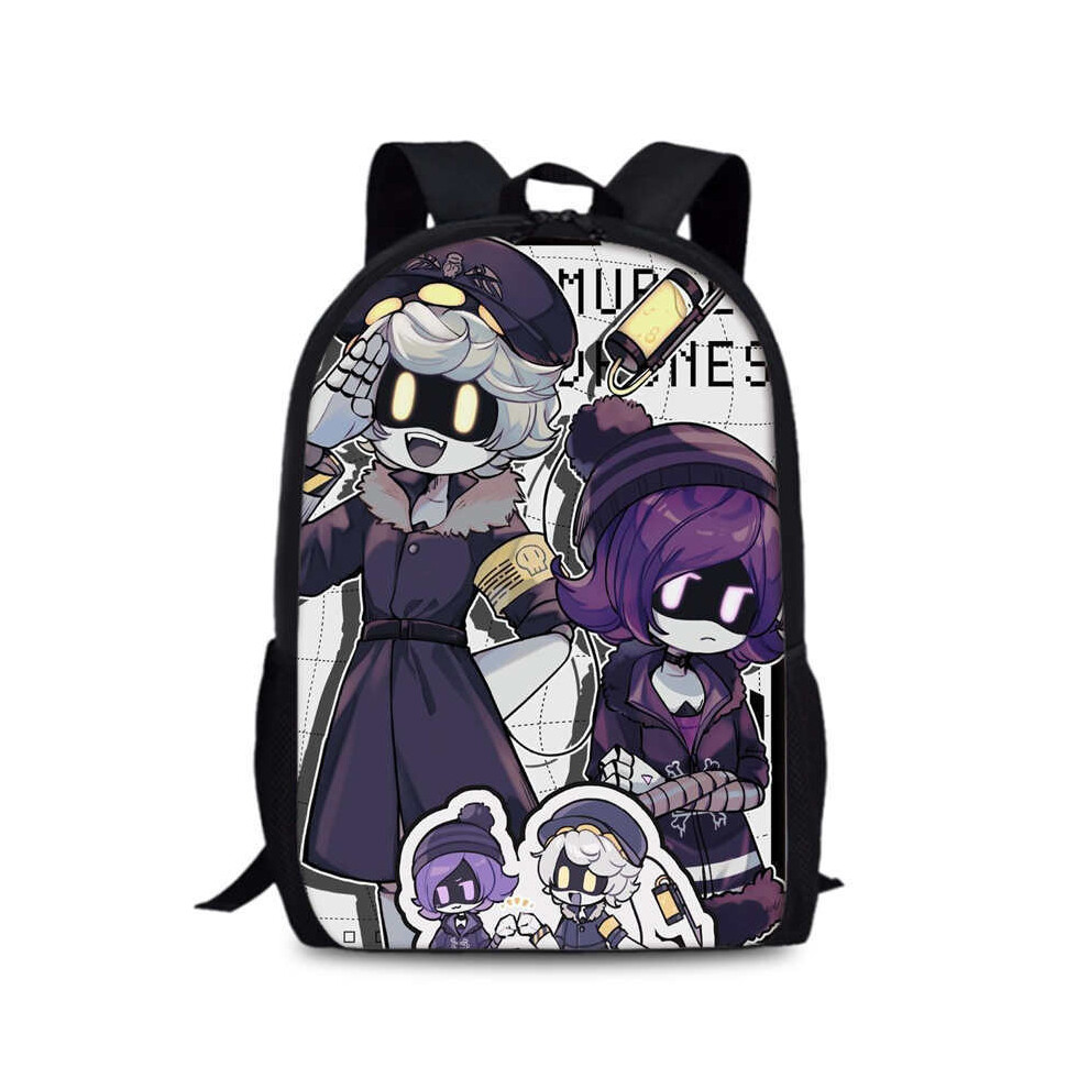 (Style 14) Anime Drones Murder Backpack Oxford Spacious School Bags For Gifts Children