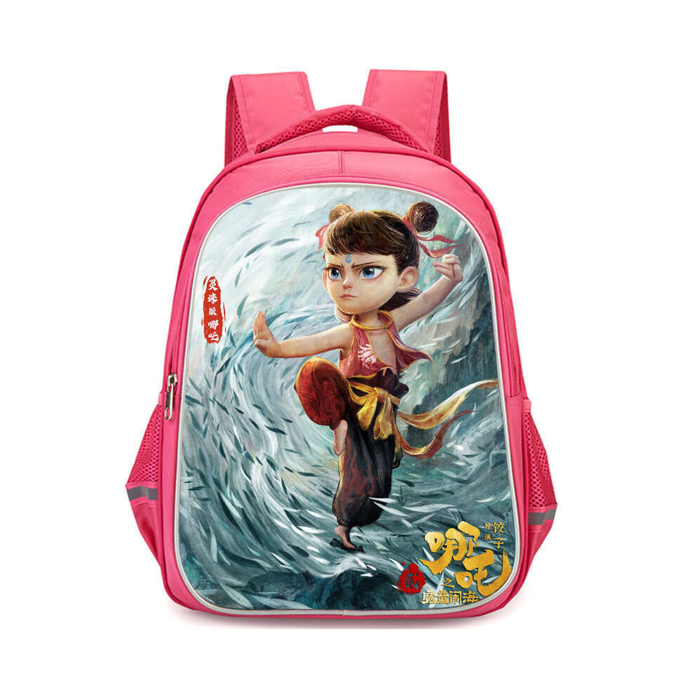 (Style 13, 40*30*17cm) Ao Nezha Bing School Backpack Lightweight Oxford Bookbag Capacity Students Large-image-OPC-PGZ8J58-NEW