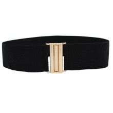 (StylePPPPPP) Classy Waist Elastic Band For Women In Timeless Black Color Perfect For Creating Stylish Outfits With Dresses Coats And Offered