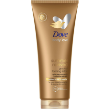 Dove Summer Revived Medium to Dark Gradual Tanning Lotion for a gradual tan and natural, radiant tan for all skin types 200 ml