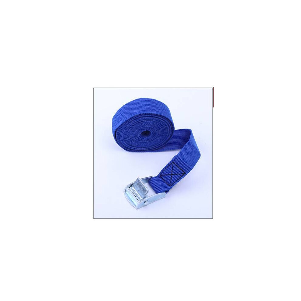 (Blue)Sangles avec serrure à pince sangles à dégagement rapide cliquet sangle de fixation extérieure outil