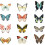 (As show, One size) 12pcs Alert Bird Window Decal Static Window Clings Removable Window Decals 1