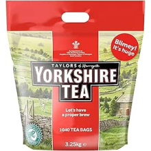 Yorkshire Tea, Total 1040 Tea Bags, (Pack of 3.25 kg)