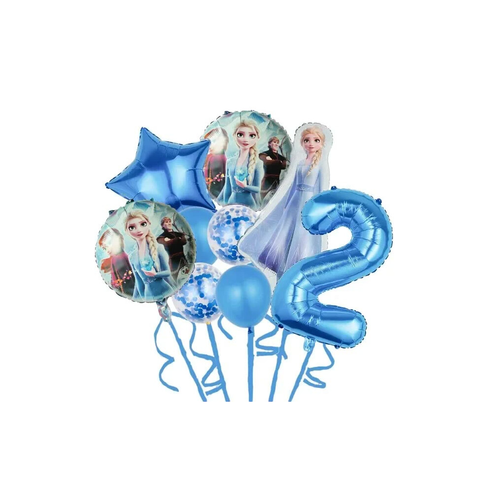 (style-2, As Picture) 9pcs Disney Frozen Princess Elsa Foil Balloons Birthday Helium Balloon Baby Shower Party Globos Kid's Toy Gifts Girls-image-OPC-PGZ9N2J-NEW
