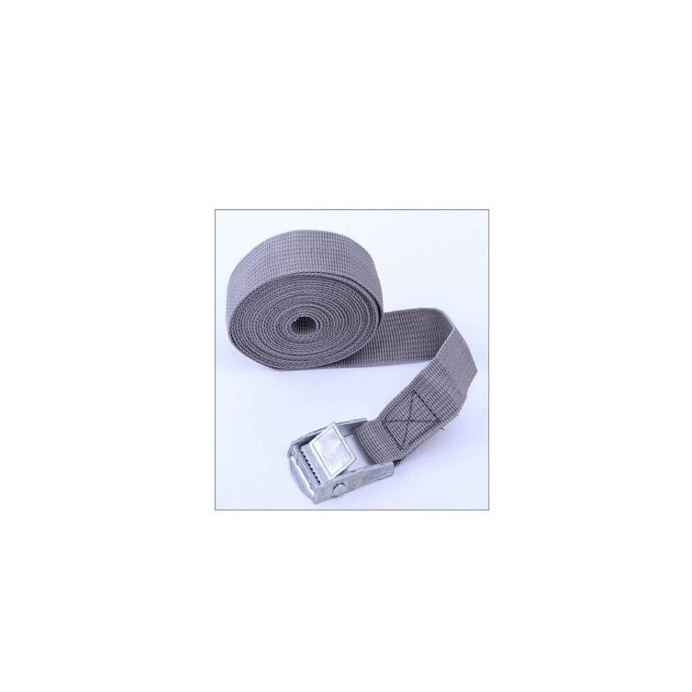 (Grey)Sangles avec serrure à pince sangles à dégagement rapide cliquet reliure extérieure outil sangle