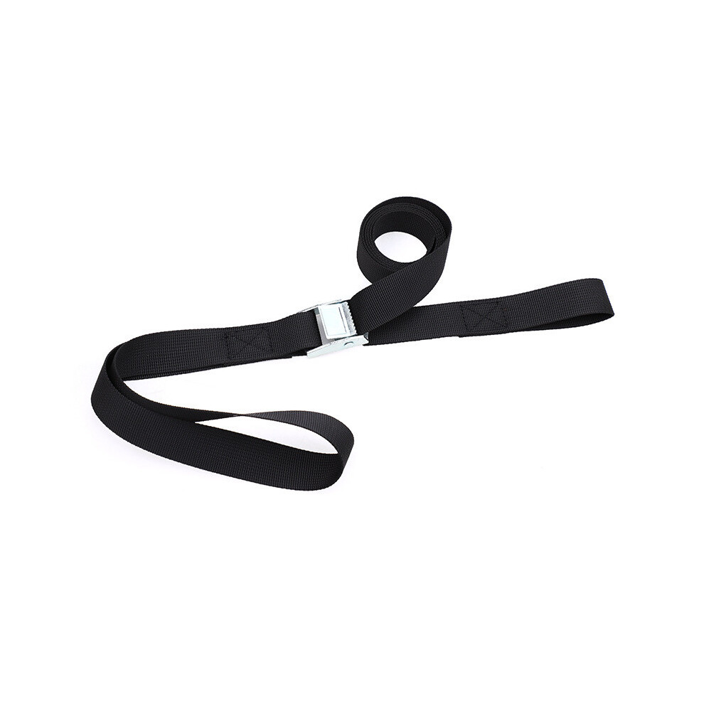 (Black)Sangles avec serrure à pince sangles à dégagement rapide cliquet reliure extérieure outil sangle