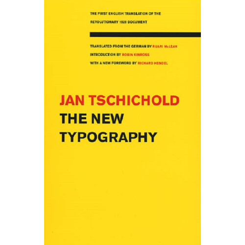 The New Typography by Jan Tschichold Paperback Book