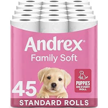 Andrex Toilet Tissue 45 Rolls Gentle and FSC Certified