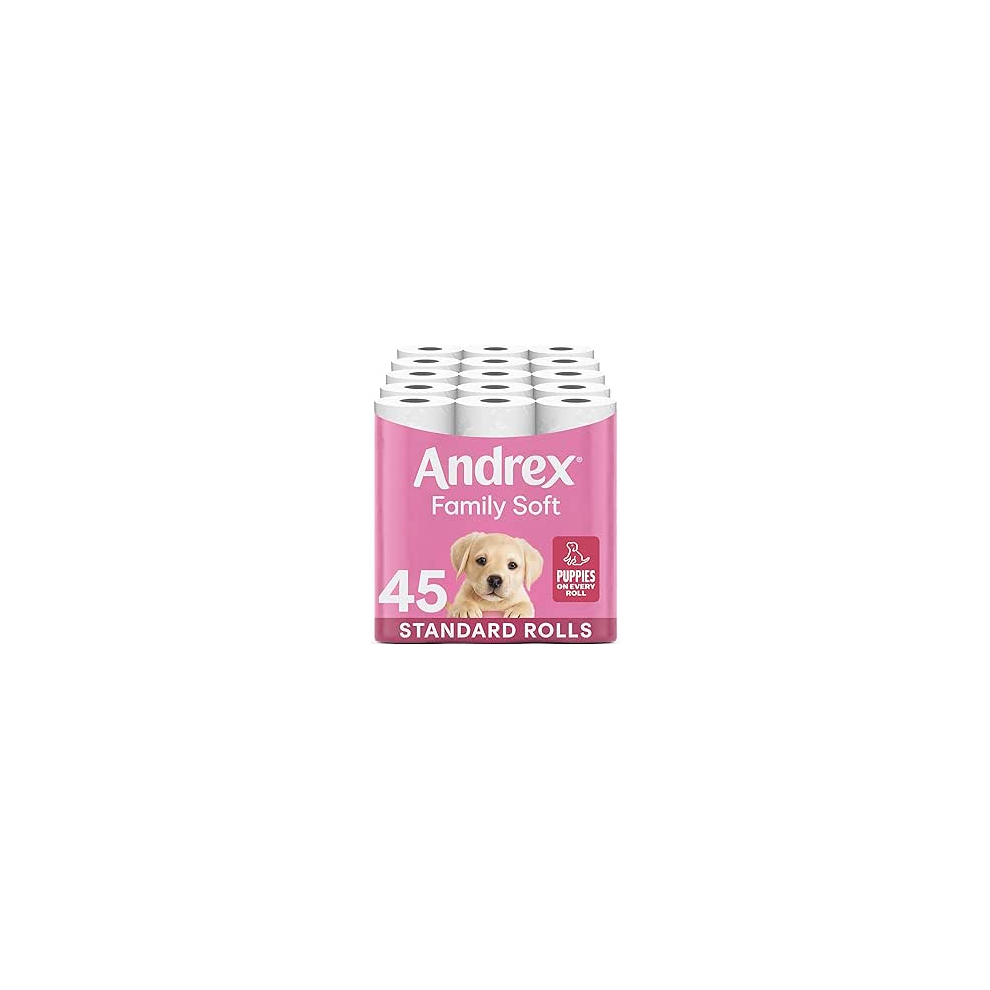 Andrex Toilet Tissue 45 Rolls Gentle And Fsc Certified